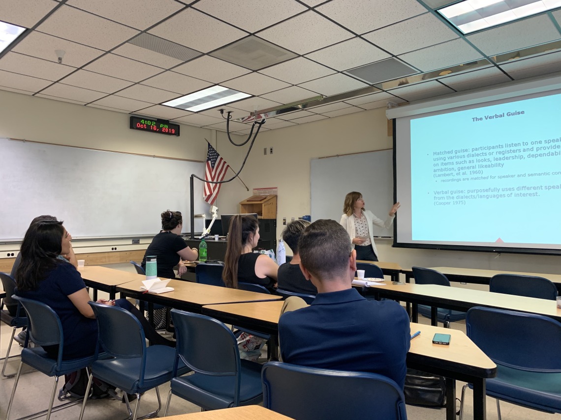 Classroom image of DSP Linguistics Colloquium