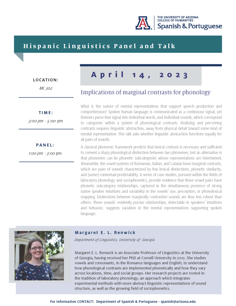 Renwick Linguistics Flyer